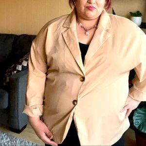 Tan light weight blazer